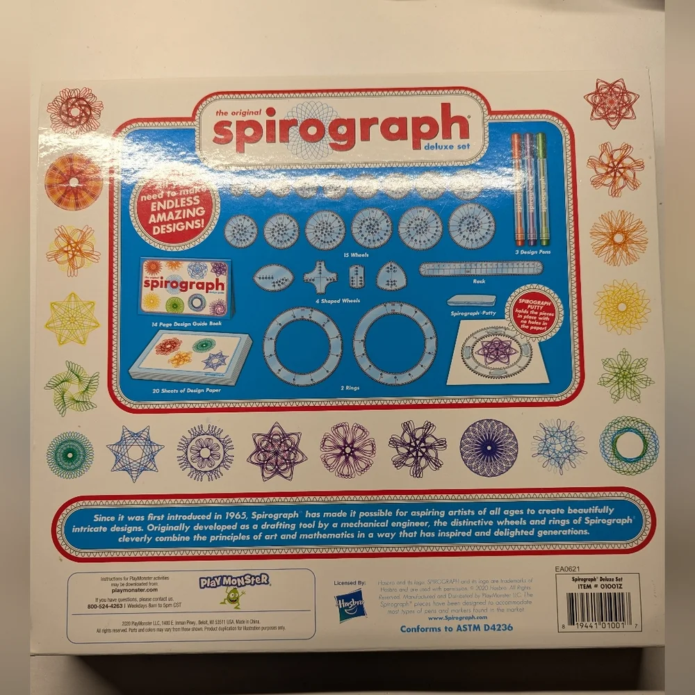 Spirograph Delux Set Unlimited Designs